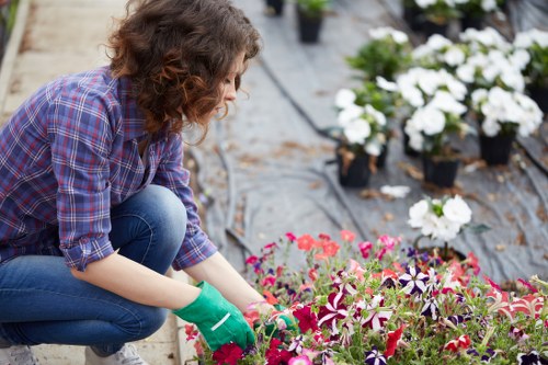 Landscapers Putney recycling green waste in an eco-friendly disposal area
